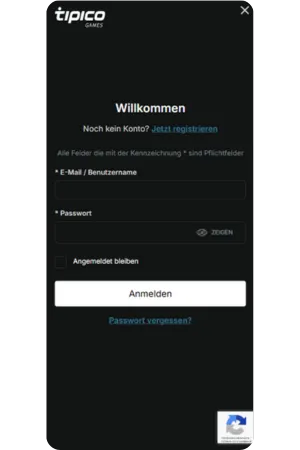 Login-Bereich