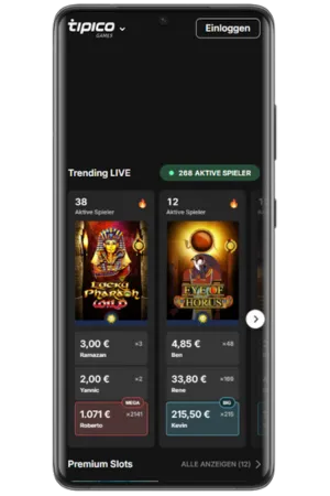 Tipico App offizielle Website Homepage