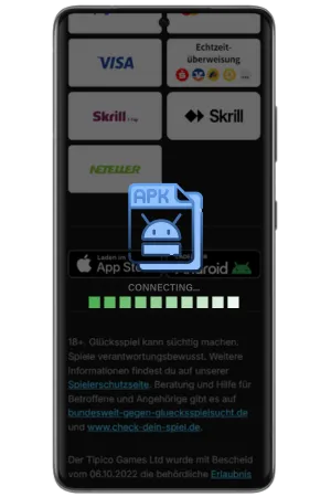 Tipico Android App Installation Prozess