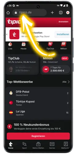 Tipico Official Website Mobile Browser