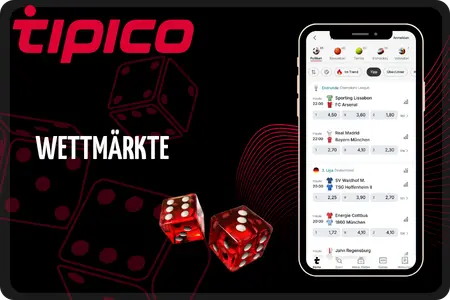 Tipico Casino Wettmärkte und Sportarten