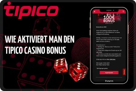 Tipico Casino Aktivierung Bonus Schritte