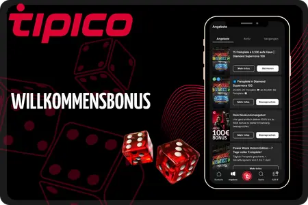Willkommensbonus bei Tipico Casino Online